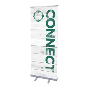 Shiplap Connect White 2'7" x 6'7"  Vinyl Banner