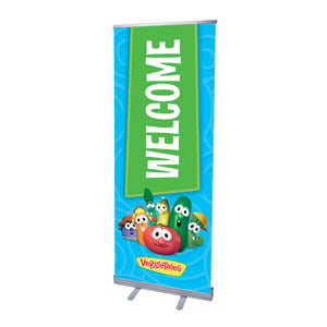 VeggieTales Welcome 2'7" x 6'7"  Vinyl Banner