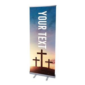 Easter Hope Outline Your Text 2'7" x 6'7"  Vinyl Banner