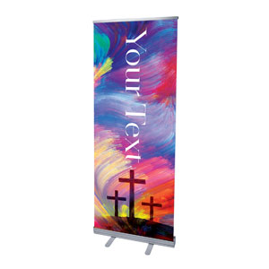 No Greater Love Your Text 2'7" x 6'7"  Vinyl Banner