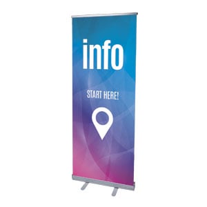 Bright Gradient Info 2'7" x 6'7"  Vinyl Banner