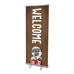 Father's Day Shoes 2'7" x 6'7"  Vinyl Banner