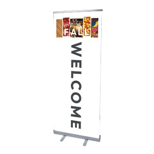 Fall Season Events 2'7" x 6'7"  Vinyl Banner