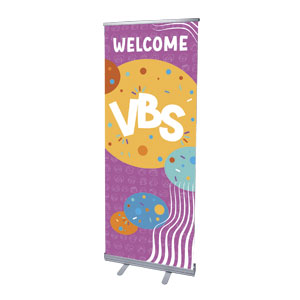 Confetti Kids VBS 2'7" x 6'7"  Vinyl Banner
