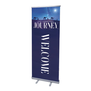 Greatest Journey 2'7" x 6'7"  Vinyl Banner