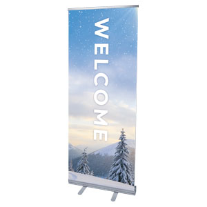 Hope of Christmas Trees 2'7" x 6'7"  Vinyl Banner