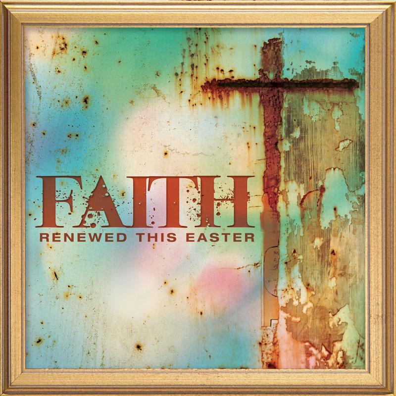 Banners, Easter, Renewed Faith , 3' x 3'