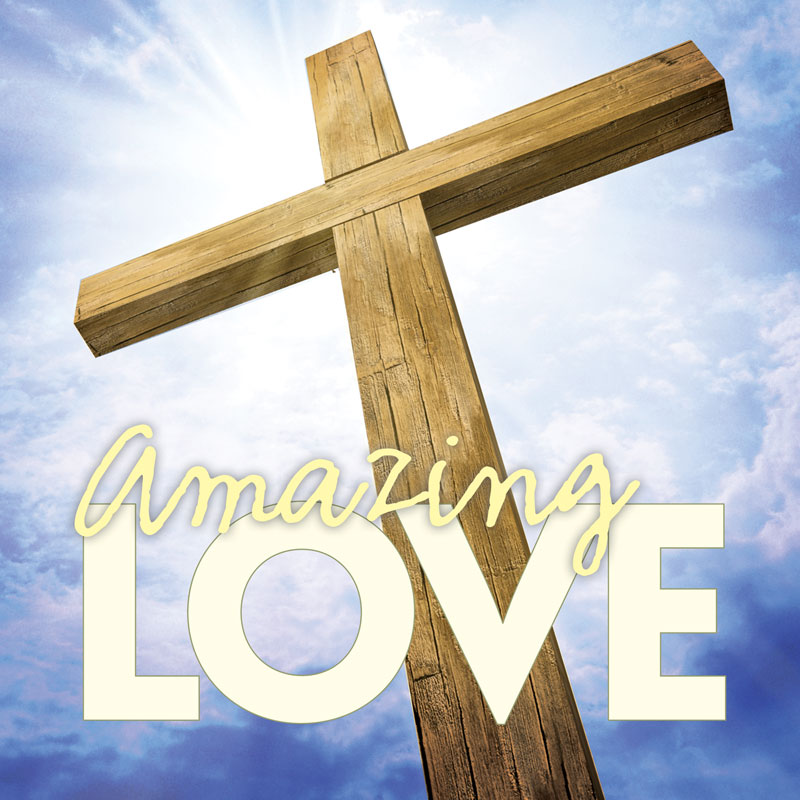 Banners, Easter, Amazing Love, 3' x 3'