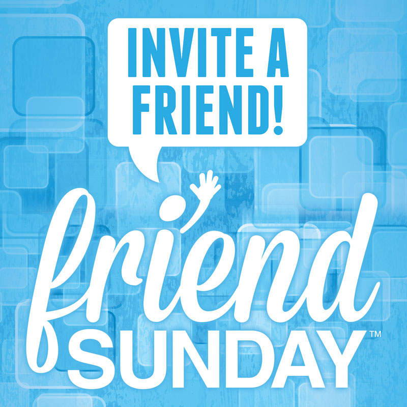 Banners, Friend Sunday, Friend Sunday Invite, 3' x 3'