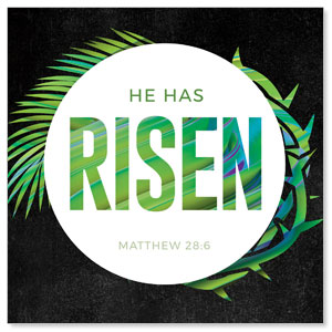 Easter Palm Crown Scripture StickUp