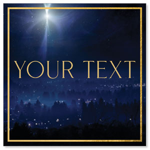 Christmas Together Night Your Text StickUp