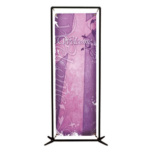 Vintage Purple 2' x 6' Banner