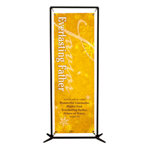 Isaiah 9 Father 2' x 6' Banner