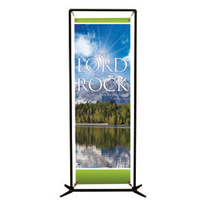 Lord My Rock 2' x 6' Banner