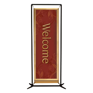 Frames Welcome 2' x 6' Banner