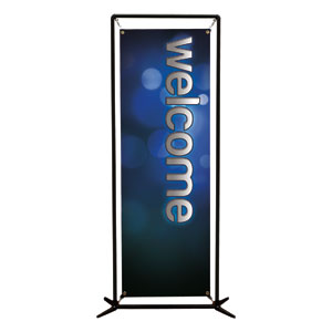 Sparkle Welcome 2' x 6' Banner