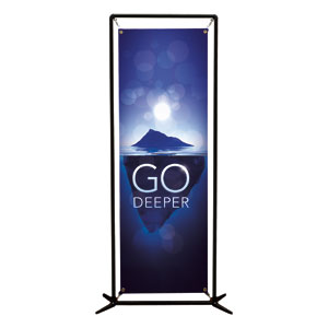 Deeper Iceberg 2' x 6' Banner