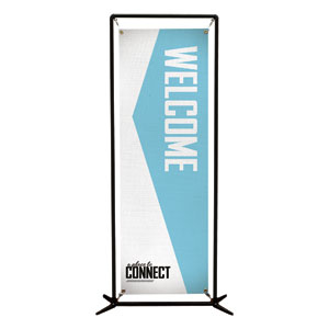 Place To Connect Welcome 2' x 6' Banner