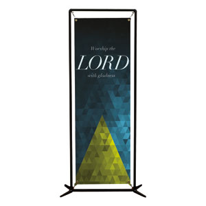 Majesty Triptych R 2' x 6' Banner