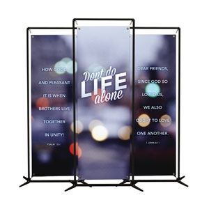 Life Alone  2' x 6' Banner