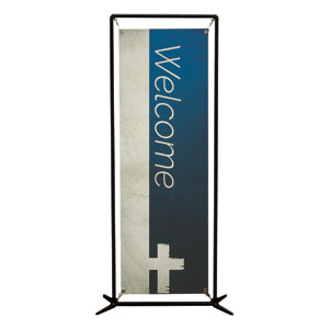 Color Block Welcome 2' x 6' Banner