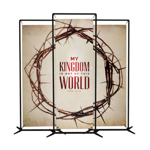 My Kingdom Triptych 2' x 6' Banner