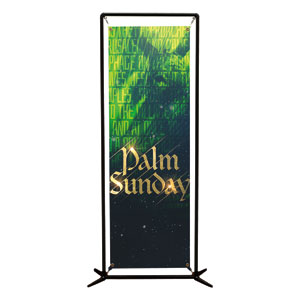 Palm Sunday Green Donkey 2' x 6' Banner