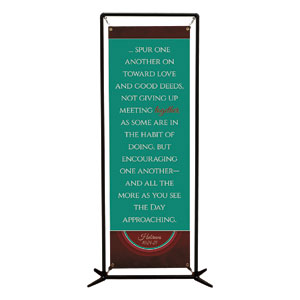 Together Circles Heb 10 2' x 6' Banner