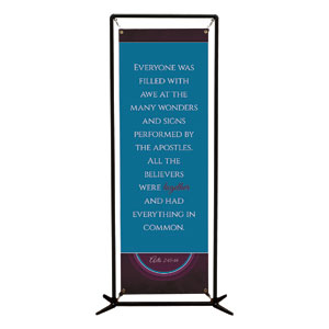 Together Circles Acts 2 2' x 6' Banner