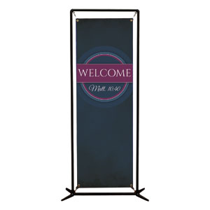 Together Circles Welcome 2' x 6' Banner