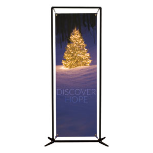 Discover Hope Bright Tree 2' x 6' Banner
