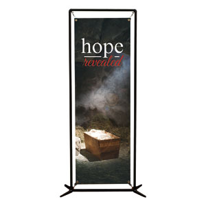 Hope Revealed Manger 2' x 6' Banner