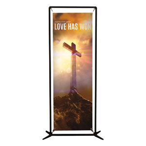 Love Has Won 2' x 6' Banner