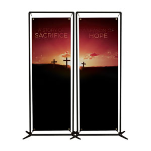Sacrifice And Hope 2' x 6' Banner