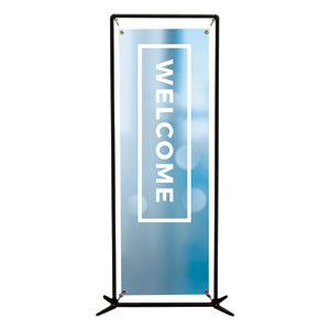 Shimmer Welcome 2' x 6' Banner