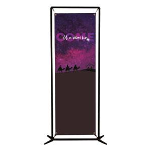 Come Let Us Adore 2' x 6' Banner