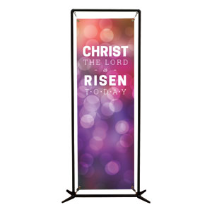 Christ Is Risen Today 2' x 6' Banner