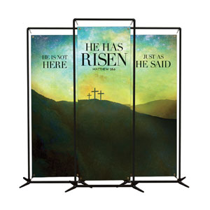 He Has Risen Matt 28:6 2' x 6' Banner