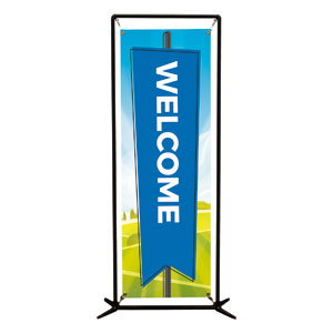 Bright Meadow Welcome 2' x 6' Banner