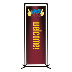 Marquee Welcome 2' x 6' Banner