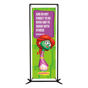 VeggieTales Heb 13:16 2' x 6' Banner