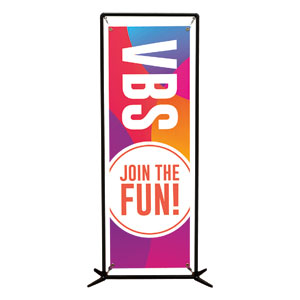 Curved Colors VBS Join the Fun 2' x 6' Banner