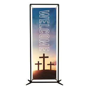 Easter Hope Outline Welcome 2' x 6' Banner