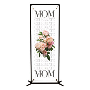 Celebrate Mom Flowers 2' x 6' Banner