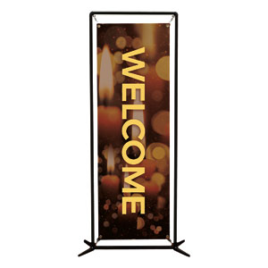 Celebrate Christmas Candles Welcome 2' x 6' Banner