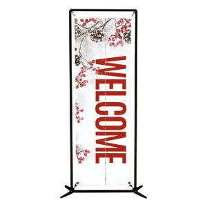 Celebrate Christmas Berries Welcome 2' x 6' Banner