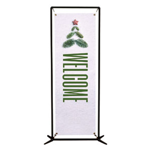 Christmas At Tree Welcome 2' x 6' Banner