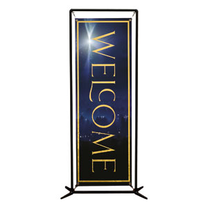 Christmas Together Night Welcome 2' x 6' Banner