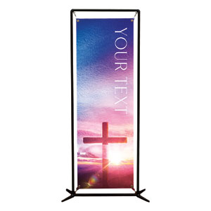 Love Easter Colors Your Text 2' x 6' Banner