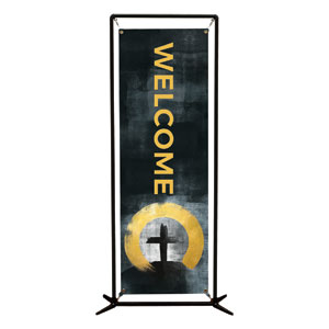 Hope Is Alive Gold Welcome 2' x 6' Banner